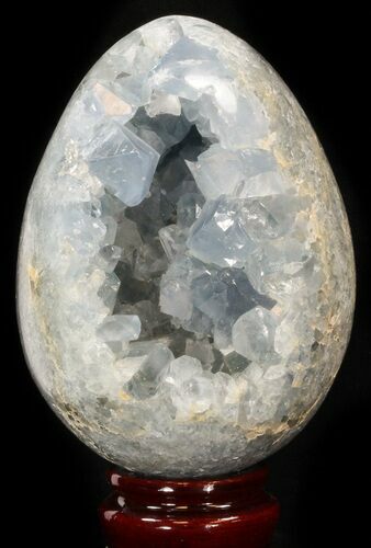 Crystal Filled Celestine (Celestite) Egg #41707